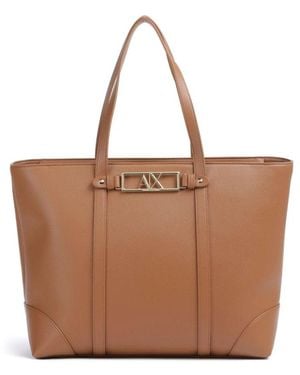 ARMANI EXCHANGE Tote Bags - Brown
