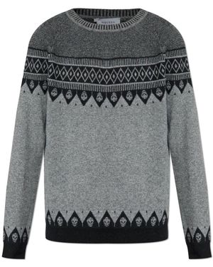 McQueen Round-Neck Knitwear - Grijs
