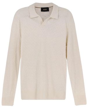 HUGO Polo Shirts - White