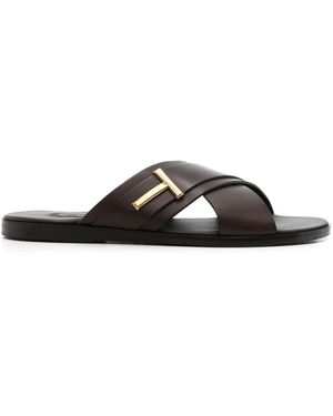 Tom Ford Sliders - Zwart
