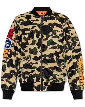 A Bathing Ape Bomber Jackets - Black