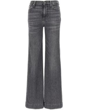 7 For All Mankind Boot-Cut Jeans - Grigio