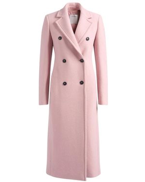 Sportmax Double-Breasted Coats - Pink