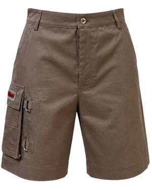 Off-White c/o Virgil Abloh Long Shorts - Gris