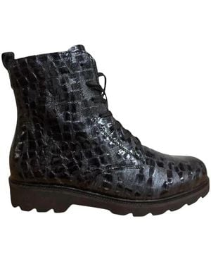Remonte Schnürstiefel - Schwarz