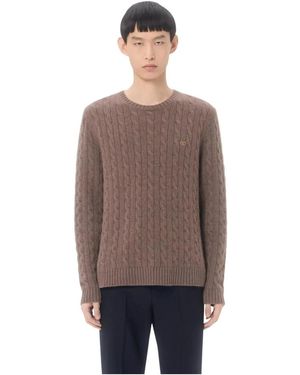 Valentino Round-Neck Knitwear - Marrón