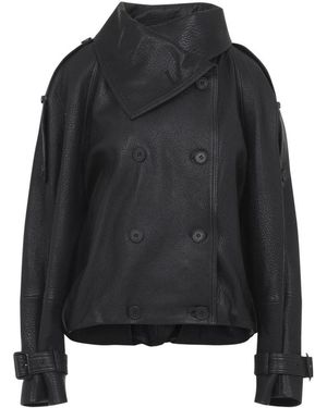 Acne Studios Leather Jackets - Negro