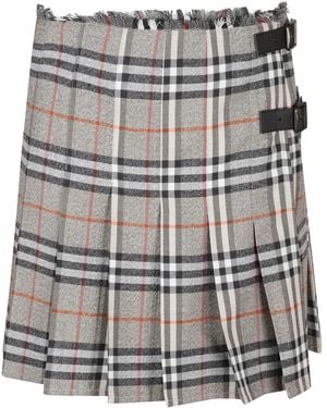 Burberry Short Skirts - Gray