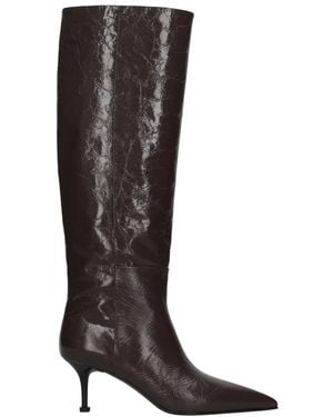 Premiata Tex Lederstiefel - Braun