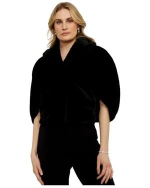 FRANK LYMAN Faux Fur & Shearling Jackets - Negro