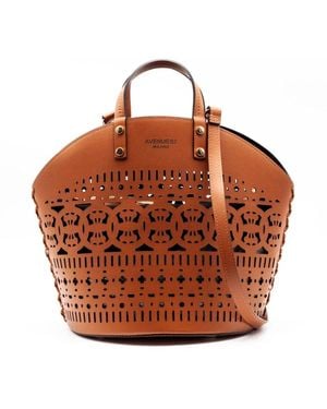 Avenue Tote Bags - Brown