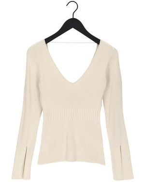 Notes Du Nord Christine Gebreide Blouse - Naturel