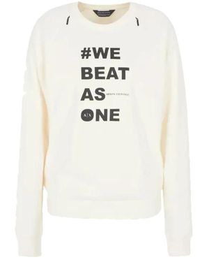 ARMANI EXCHANGE Sweatshirts - White