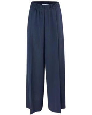 Patrizia Pepe Wide Trousers - Blue