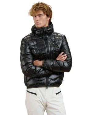 Blauer Wave Jacke - Schwarz