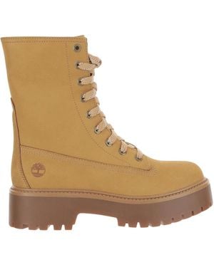 Timberland Lace-Up Boots - Marron