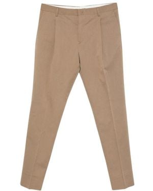 Brian Dales Suit Trousers - Natural