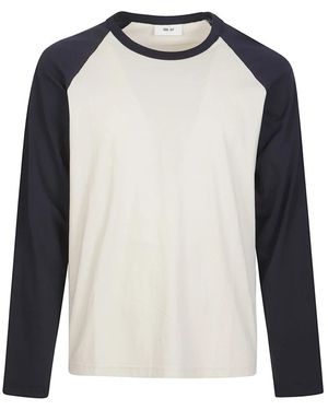 NN07 Long Sleeve T-Shirts - Blue