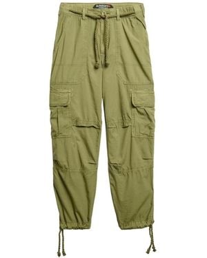 Superdry Leichte Strand-Cargohose - Grün