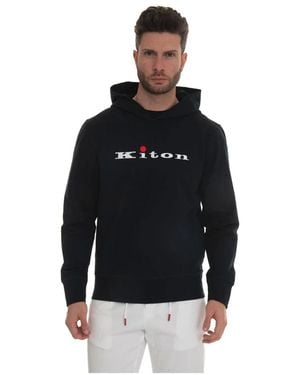 Kiton Hoodies - Black