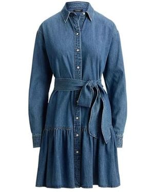 Ralph Lauren Shirt Dresses - Blue