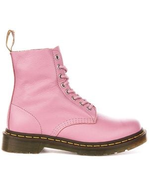 Dr. Martens Lace-Up Boots - Pink