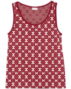 Dries Van Noten Sleeveless Tops - Red