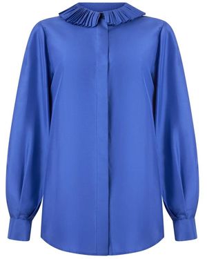 Alberta Ferretti Overhemden ,Blauw ,Shirt