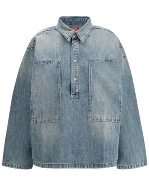 DIESEL Henley Top - Blauw