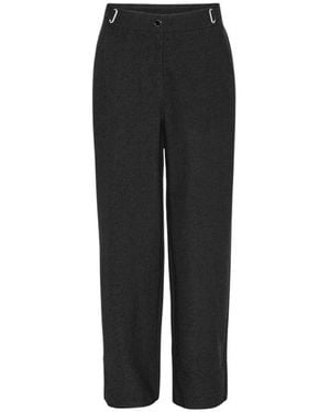 REMAIN Birger Christensen Wide Trousers - Black