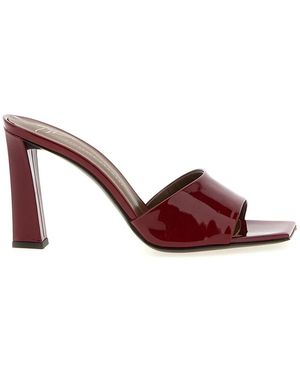 Giuseppe Zanotti Heeled Mules - Rojo