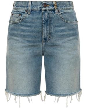 Chloé Denim Shorts - Azul