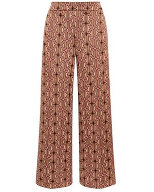 Maliparmi Wide Trousers - Marrón