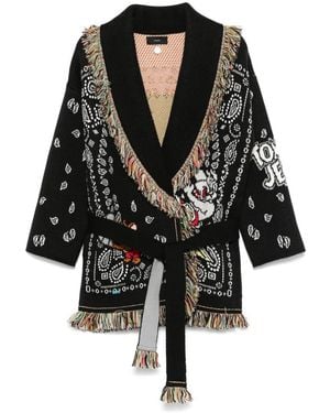Alanui Cárdigan Jacquard Tom & Jerry Bandana, Mujer, Talla - Negro