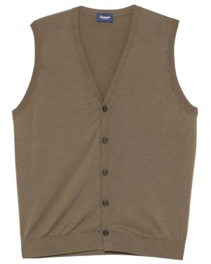 Drumohr Sleeveless Knitwear - Brown
