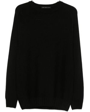 Low Brand Round-Neck Strickwaren - Schwarz
