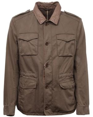 Gimo's Sahariana Grüne Jacke Modell 6L250 - Braun