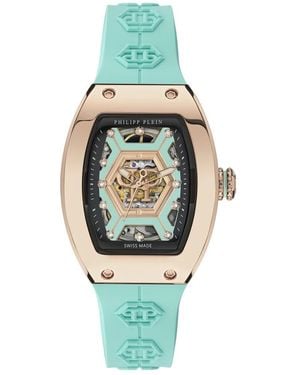 Philipp Plein Accessoires ,Blauw ,Watches - Metallic