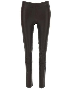 Arma Broeken ,Bruin ,Leer Lederbroek - Zwart