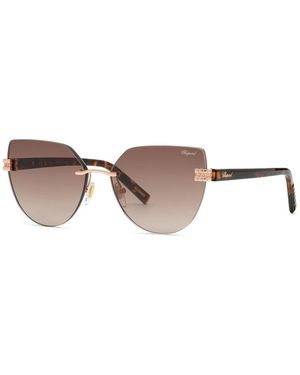 Chopard Ice Cube Sonnenbrille - Braun