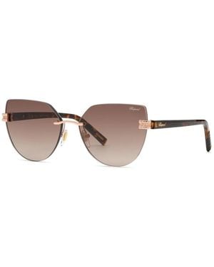 Chopard Ice Cube Zonnebril - Bruin