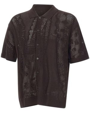 Lacoste Short Sleeve Shirts - Black