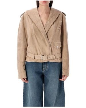 Alaïa Leather Jackets - Blue