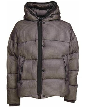 Roberto Cavalli Donsjack Met Capuchon - Grijs