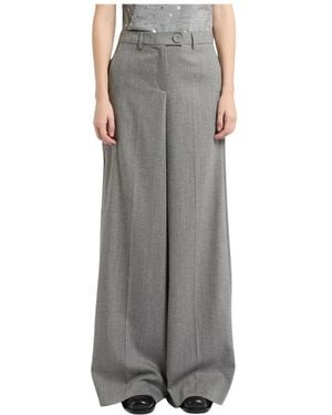 Marella Wide Trousers - Grey