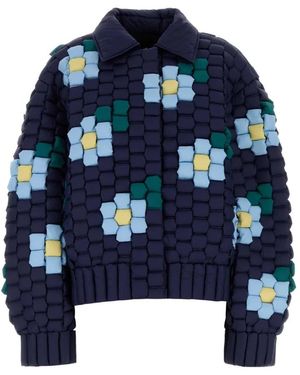 RAXXY Jassen ,Blauw ,Nylon Nylon Down Jacket
