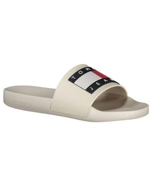 Tommy Hilfiger Slide-Sandalen Lässiger Komfort - Natur