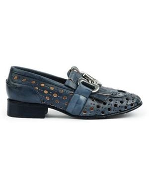 JP/DAVID Loafers - Bleu