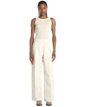 LE17SEPTEMBRE Wide Trousers - White