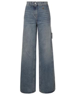 Courreges Wide Jeans - Blue